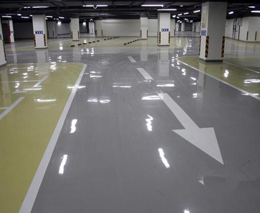 Anti-Skid & Heavy-Duty Car Parking Floor Installation Services